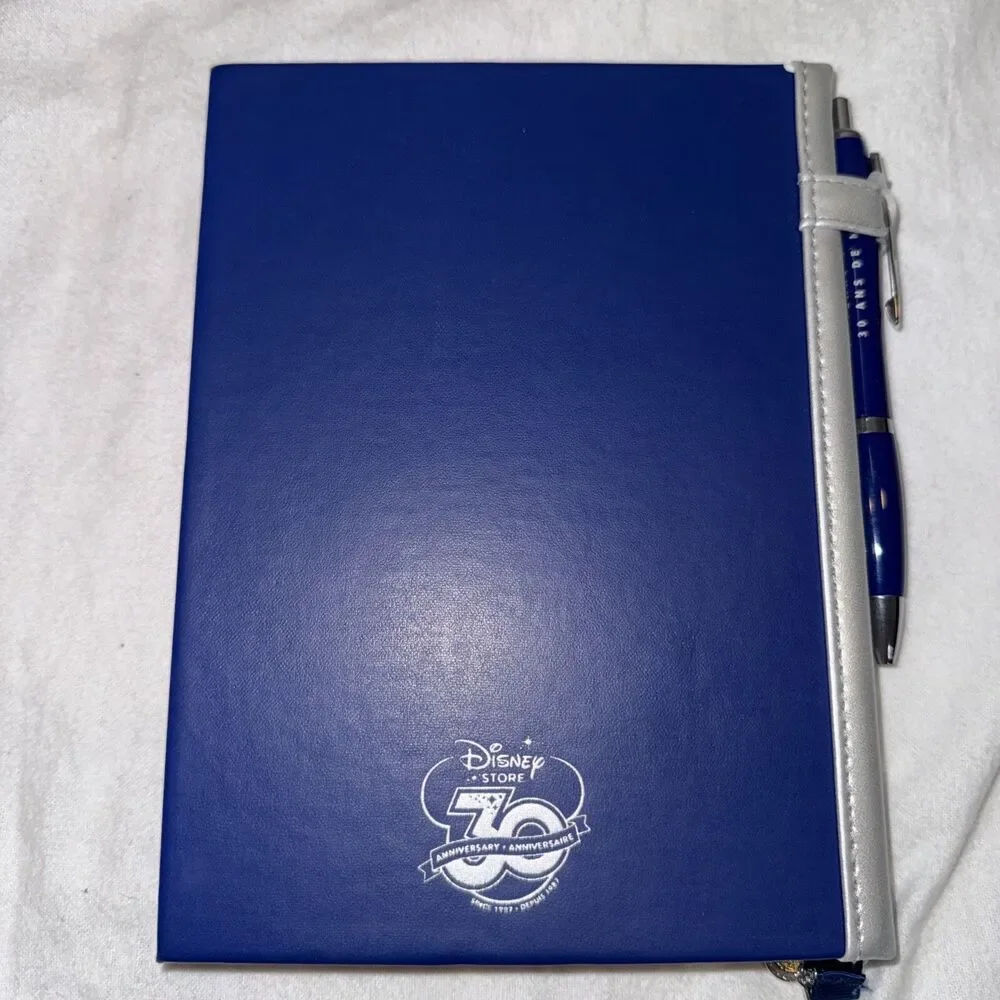 Disney Store 30th Anniversary Journal & Pen Mickey Minnie R2D2 BB-8 Iron Man